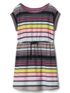 Gap Stripe Drawstring Dress - Multi Stripe
