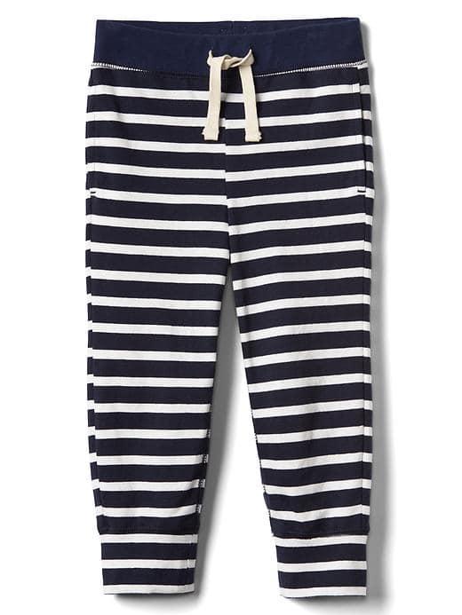 Gap Stripe Knit Pants - Elysian Blue