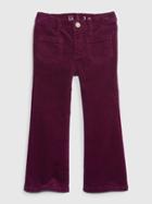 Toddler Corduroy Flare Pants With Washwell