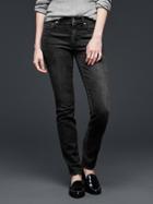 Gap Women 1969 Resolution Slim Straight Jeans - Soft Black