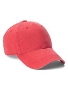Gap Men Washed Baseball Hat - Red