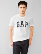 Gap Men Arch Logo Graphic T Shirt - White