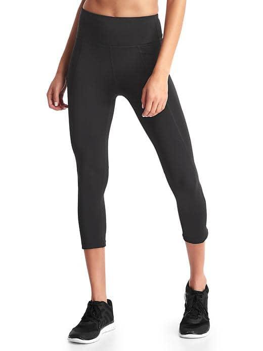 Gap Women Gapfit Sculpt Compression Gfast High Rise Capris - True Black