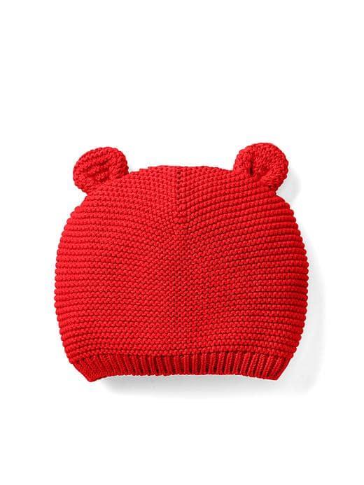 Gap Bear Garter Beanie - Modern Red