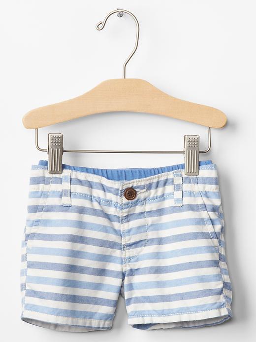 Gap Pull On Oxford Shorts - Stripe