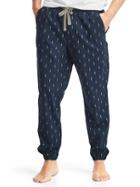 Gap Men Stripe Slub Pj Joggers - Ikat Blue