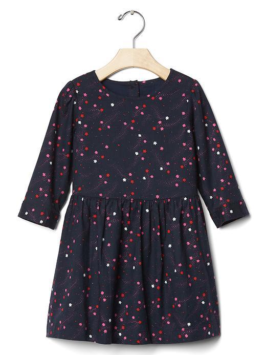 Gap Printed Long Sleeve Dress - Star