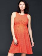 Gap A Line Tank Dress - Red Print