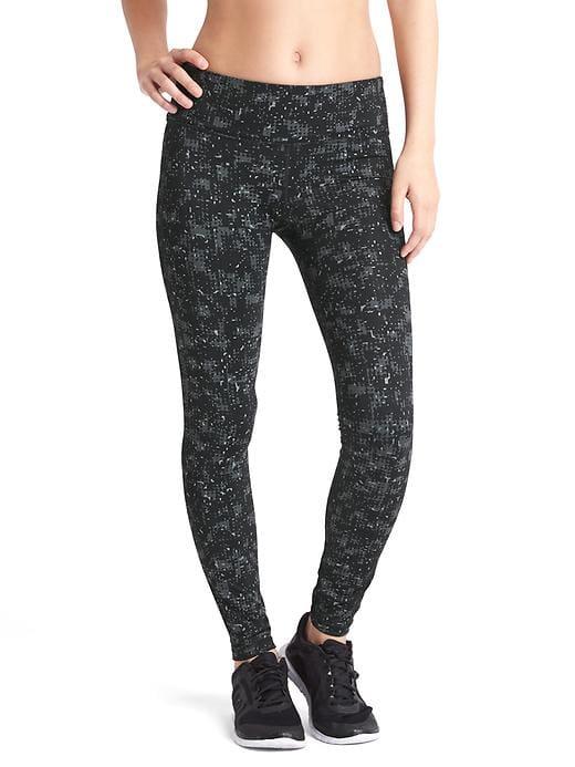 Gap Women Gfast Cross Train Reflective Print Leggings - Cosmo Reflective