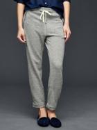 Gap Women Relaxed Marled Joggers - Charcoal Grey