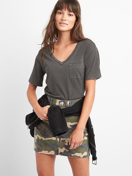 Gap Boyfriend Tee - Soft Black