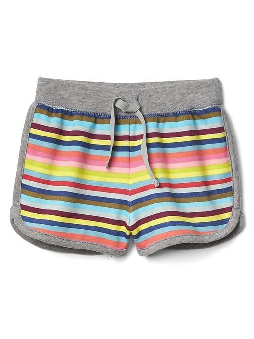 Gap Athletic Trim Dolphin Shorts - Multi Stripe