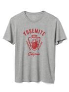Gap Men Short Sleeve Graphic Tee - Yosemite Arrowhead