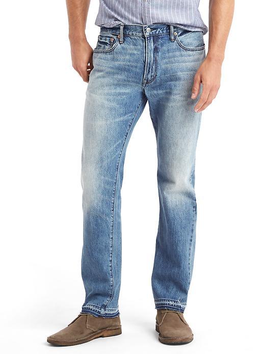 Gap Men Original 1969 Vintage Straight Fit Jeans - Medium Wash