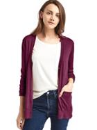 Gap Women Merino Wool Cardigan - Tuscan Red