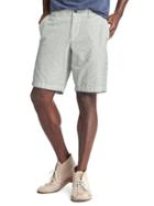 Gap Men Vintage Wash Khakis Stretch 10 Shorts - Railroad Stripe