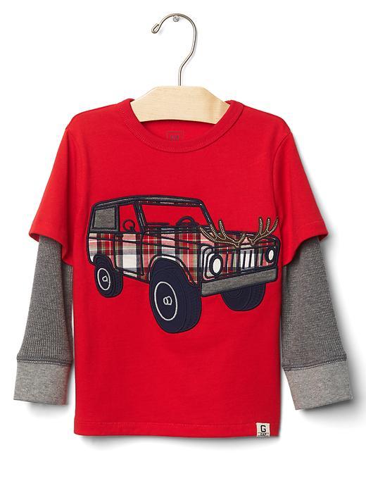 Gap Forest Graphic 2 In 1 Tee - Pure Red