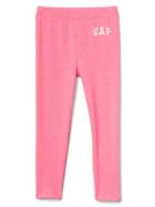 Gap Logo Soft Terry Leggings - Pink Pop Neon