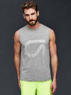 Gap Men Gdry Graphic Sleeveless T Shirt - Grey Heather