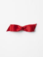 Gap Small Double Bow Hairclip - Modern Red