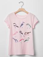 Gap Spring Scene Graphic Tee - New Babe Pink