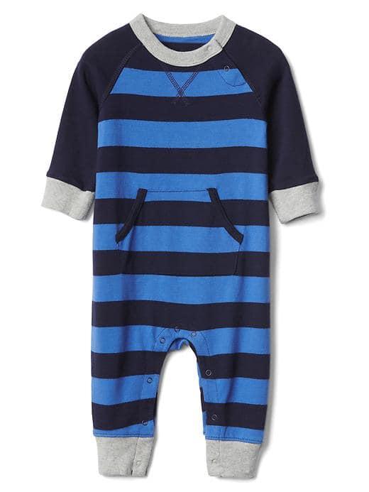 Gap Stripe Kanga One Piece - Soccer Blue