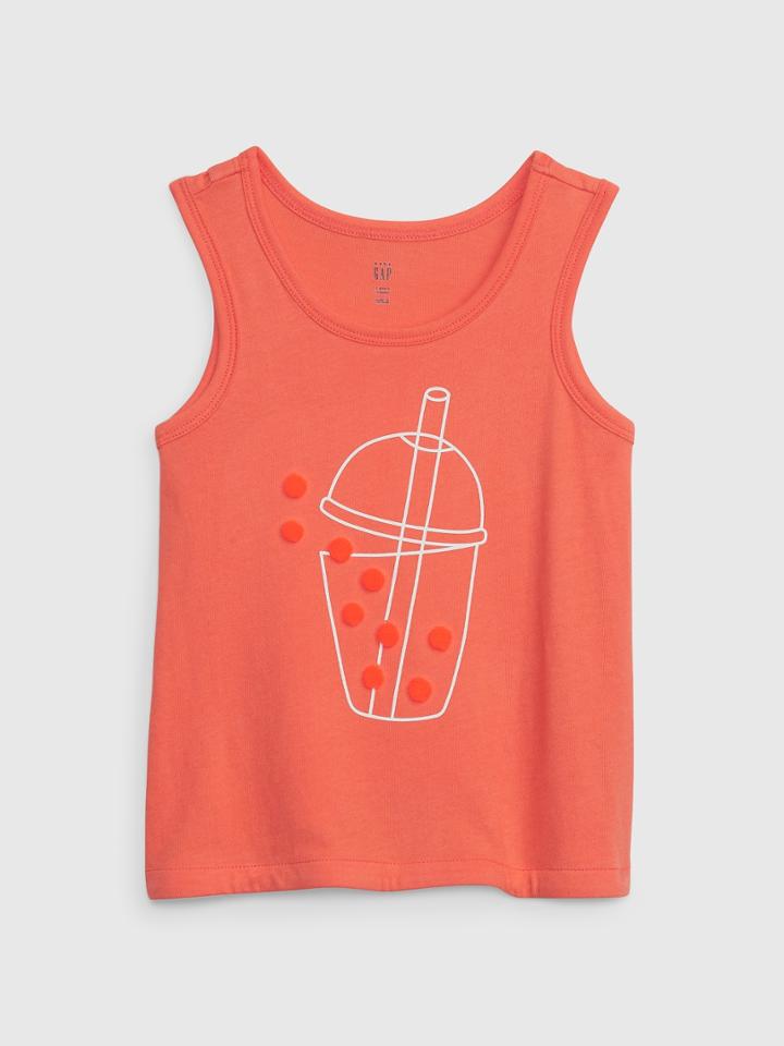Toddler Boba Tea Graphic Tank Top