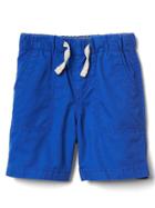 Gap Twill Pull On Shorts - Brilliant Blue