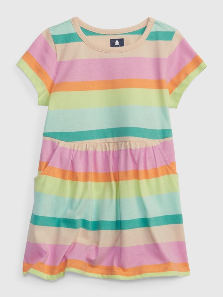 Toddler 100% Organic Cotton Mix And Match Skater Dress