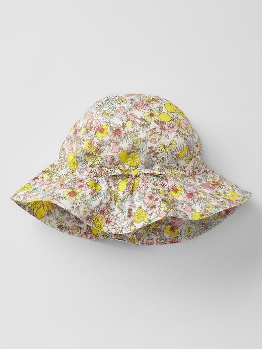 Gap Lemon Floral Sun Hat - Ivory Frost