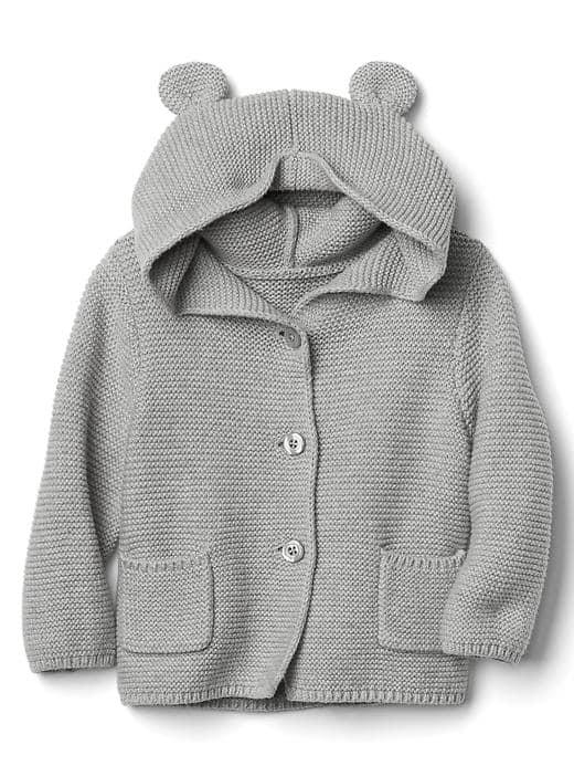 Gap Bear Garter Hoodie - Gray
