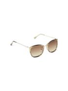 Gap Gradient Retro Sunglasses - Cream & Brown