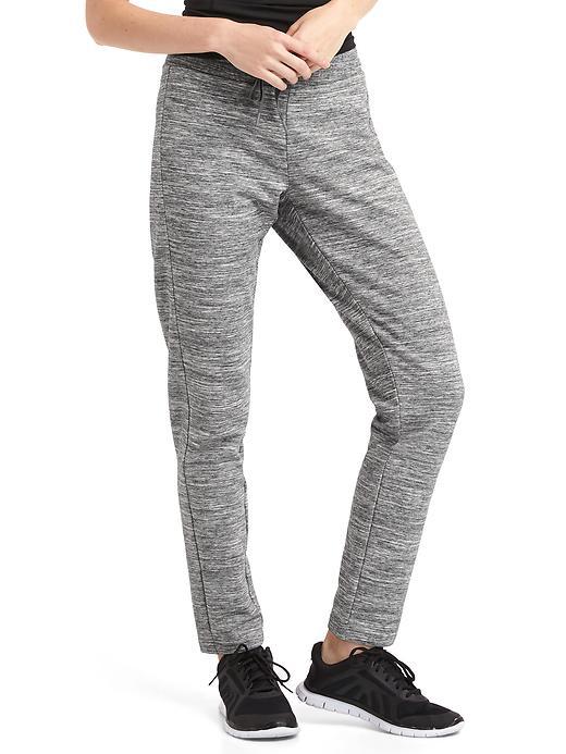 Gap Women Elements Fleece Joggers - Space Dye Grey Marl
