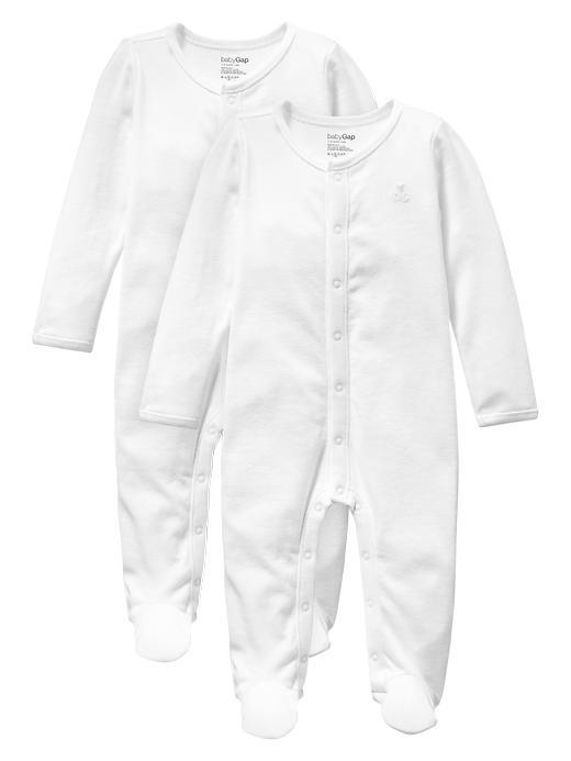 Gap Favorite Footed One Piece 2 Pack - White