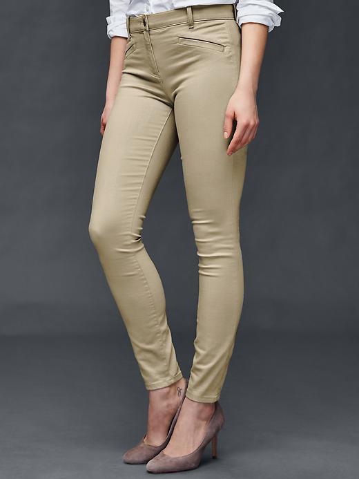 Gap Women Modern Stretch Skinny Pants - Oak