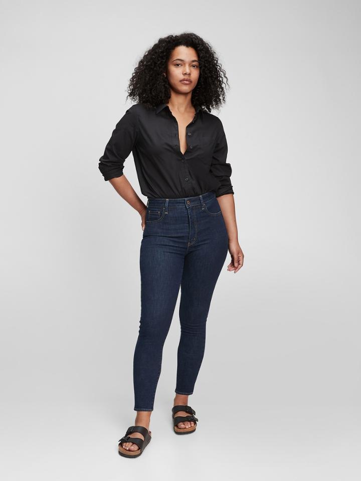 Sky High Rise Universal Jegging With Washwell