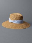 Gap Women Straw Floppy Hat - Natural