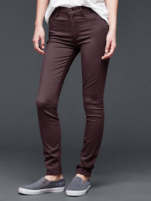 Gap Women 1969 Sateen High Rise True Skinny Jeans - Birch Beer