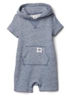Gap Marled Hoodie Short One Piece - Brilliant Blue