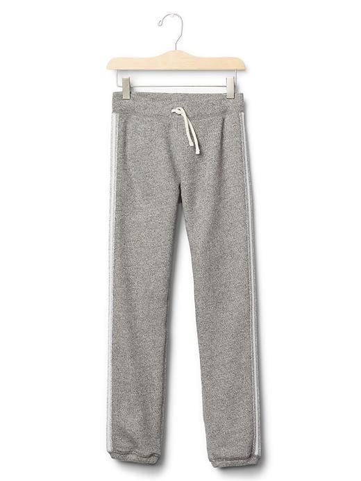 Gap Shimmer Stripe Marled Sweats - New Heather Grey