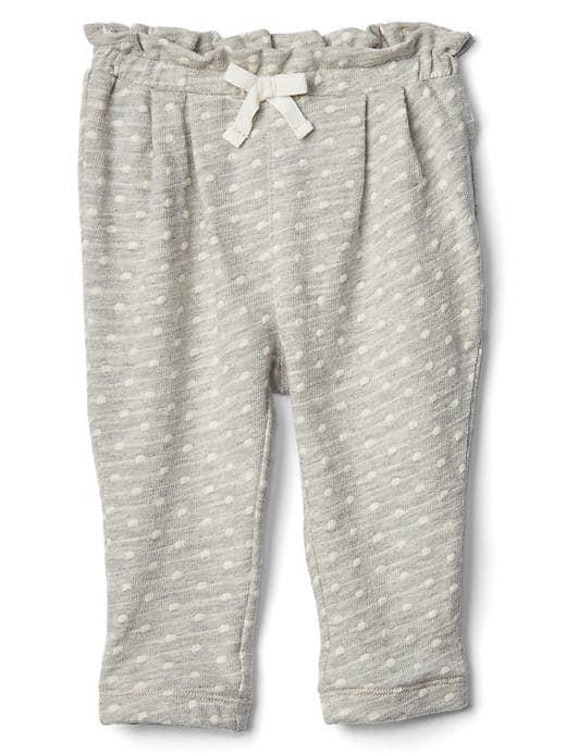 Gap Dotty Jacquard Pants - Gray