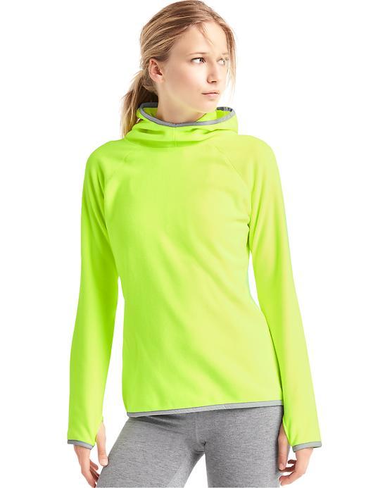 Gap Women Primaloft Performance Fleece Pullover Hoodie - Active Yellow