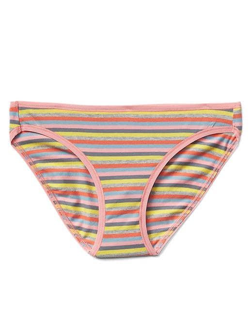 Gap Women Low Rise Bikini - Multi Pink Stripe