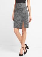 Gap Softspun Knit Pencil Skirt - True Black Knit