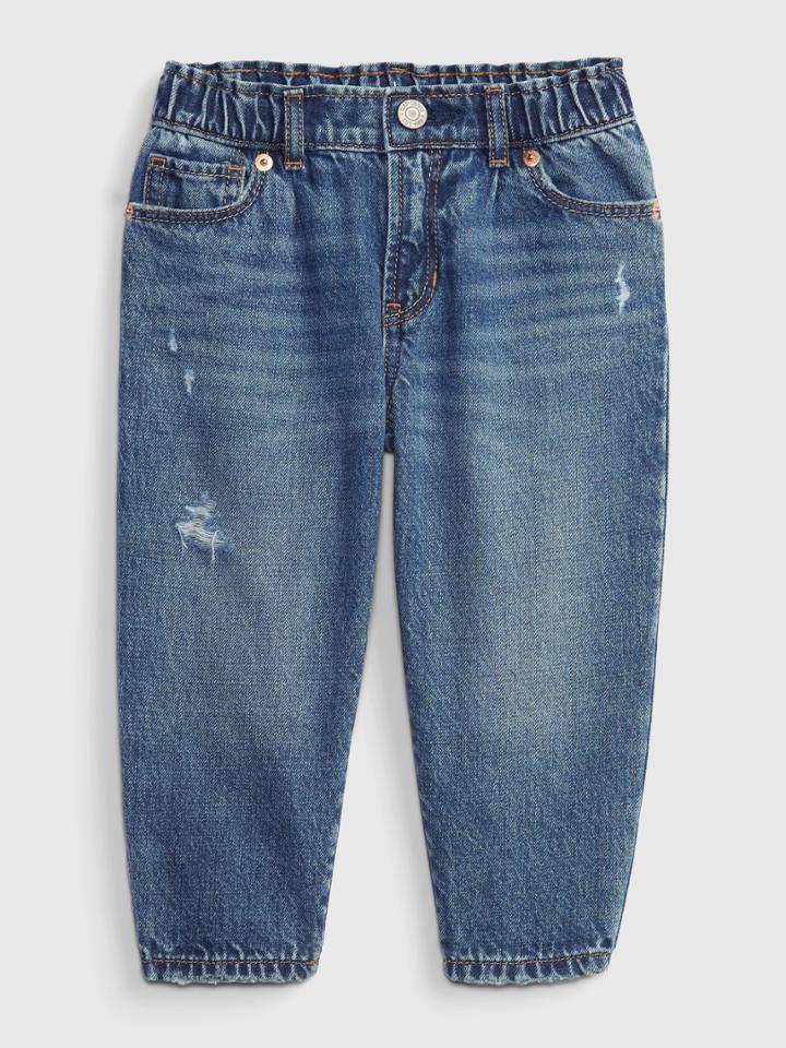 Toddler Barrel Jeans With Washwell