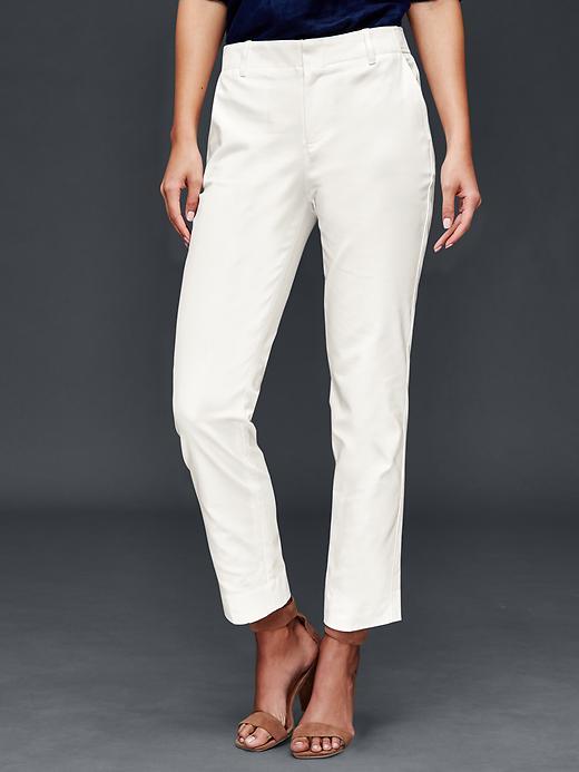 Gap Women Slim Crop Pants - New Off White