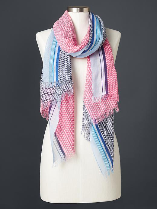 Gap Women Lattice Scarf - Palm Springs Pink