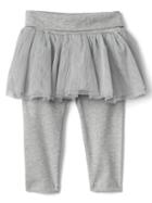 Gap Women Tulle Skirt Legging Duo - Gray