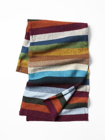 Gap Holiday Stripe Scarf - Multi Stripe