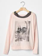 Gap Ballet Double Layer Tee - Pink Cameo